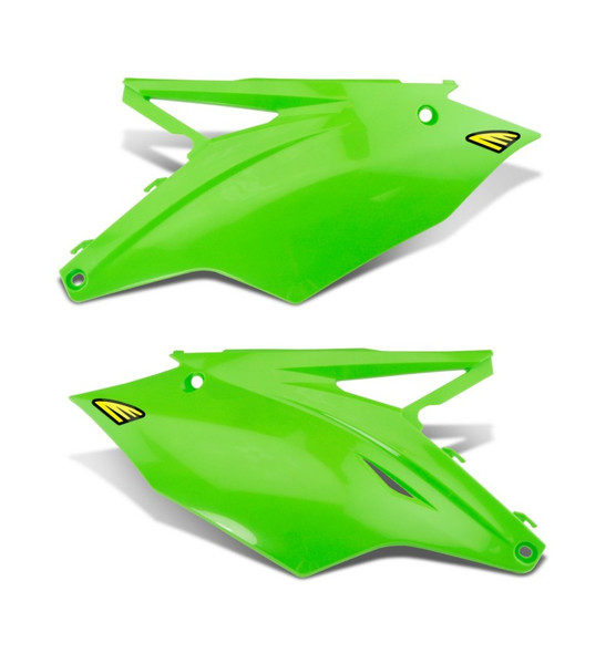 Cycra 16-20 Kawasaki KX250F-KX450F Side Panels - Green - 1CYC-2667-72