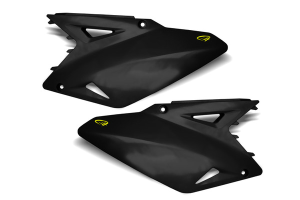 Cycra 08-17 Suzuki RMZ 250-450 Side Number Panels - Black - 1CYC-2668-12