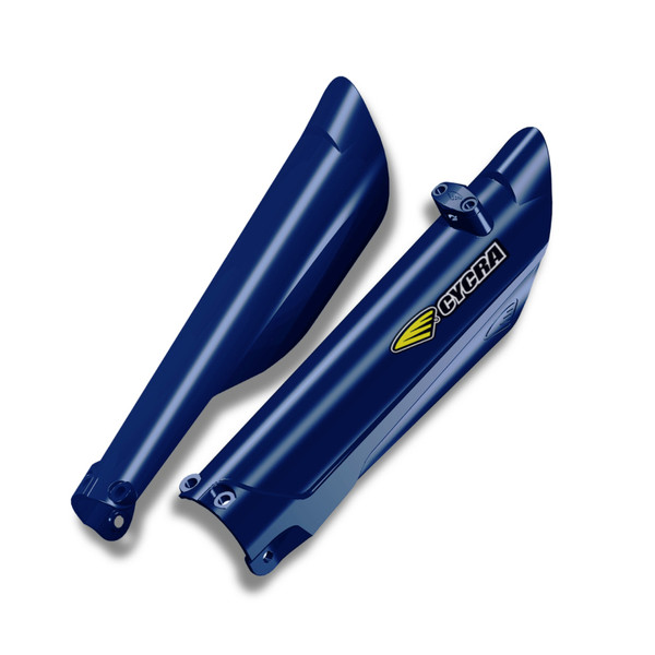 Cycra 15-23 Husqvarna FC/FE/FX/TC/TE/TX Fork Guards - OEM Blue - 1CYC-6908-89