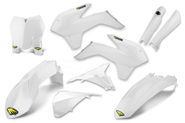 Cycra 13-16 KTM 150-450 SX/XC/SX-F/XC-F Powerflow Body Kit White - 1CYC-9310-42