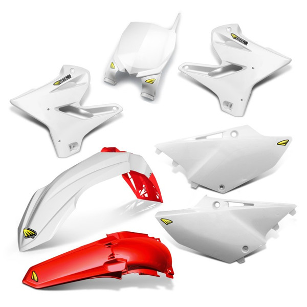 Cycra 15-21 Yamaha YZ125/250/250X Powerflow Full Body Kit - White/Red - 1CYC-9316-42R