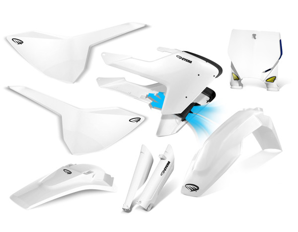 Cycra 16-18 Husqvarna FC/TC/ 17-18 FX/TX Powerflow Full Body Kit - White - 1CYC-9321-42