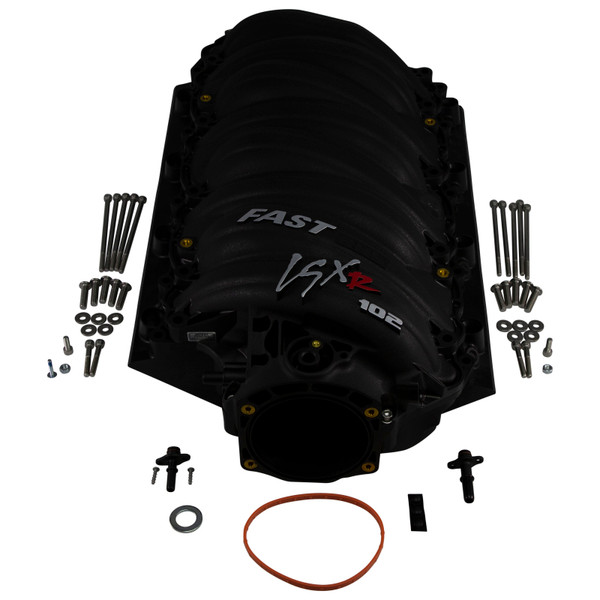 FAST LSXR Manifold 102MM Rect Port - Black - 146102B