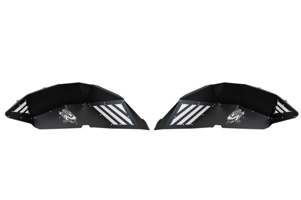Fishbone Offroad 2018+ Jeep Wrangler - Black Powdercoat Rear Inner Fenders - FB33193R