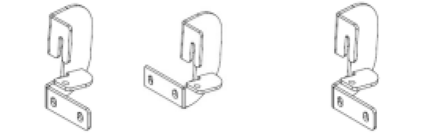 Go Rhino 07-10 Chevrolet Silverado 2500HD/3500 Brackets for Dominator Extreme SideSteps - D64043TK