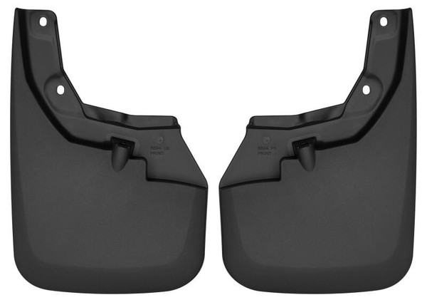 Husky Liners 16-22 Toyota Tacoma w/ OE Fender Flares Custom Molded Front Mud Guards - Black - 56941