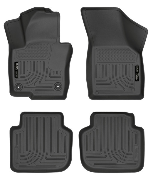 Husky Liners 2012 Volkswagen Passat WeatherBeater Combo Black Floor Liners - 98681