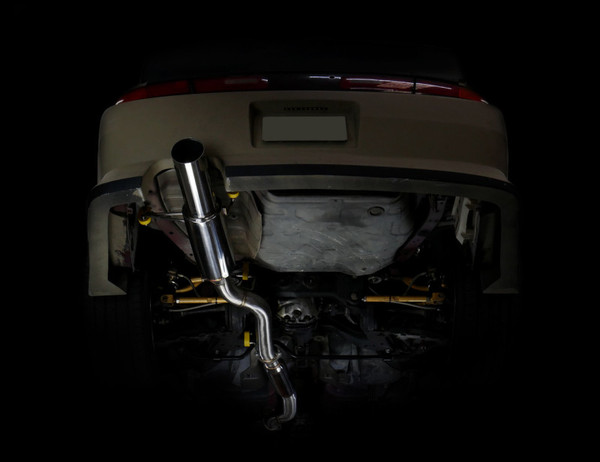 ISR Performance Series II - GT Single Exhaust System - Resonated - 95-98Nissan 240sx (S14) - IS-S2GTR-S14