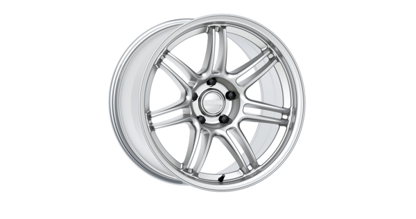 Kansei K17H Seven 19x10.5in / 5x114.3 BP / 22mm Offset / 73.1mm  Bore - Hyper Silver - K17H-191512+22