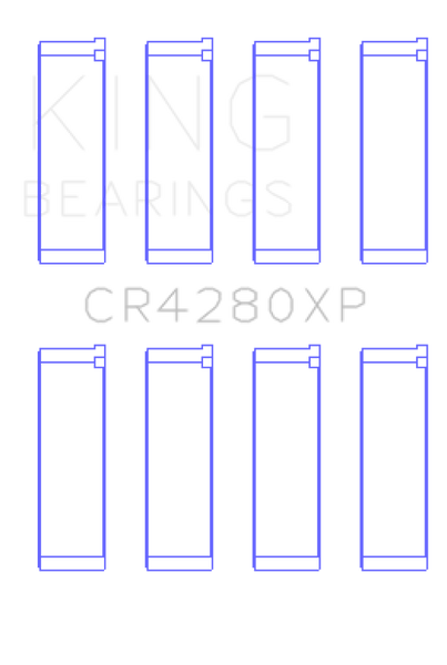 King Engine Bearings Subaru WRX/STi EJ20/EJ22/EJ25 48mm Rod Performance Rod Bearing Set - Size STD - CR4280XP