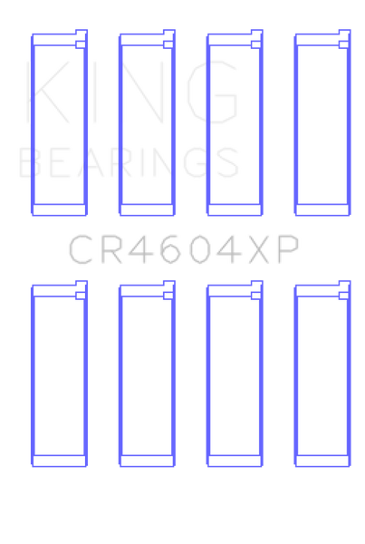 King 07-09 Mazdaspeed 3 L3-VDT MZR DISI (t) Duratec High Performance Rod Bearing Set - Size +0.50mm - CR4604XP0.5