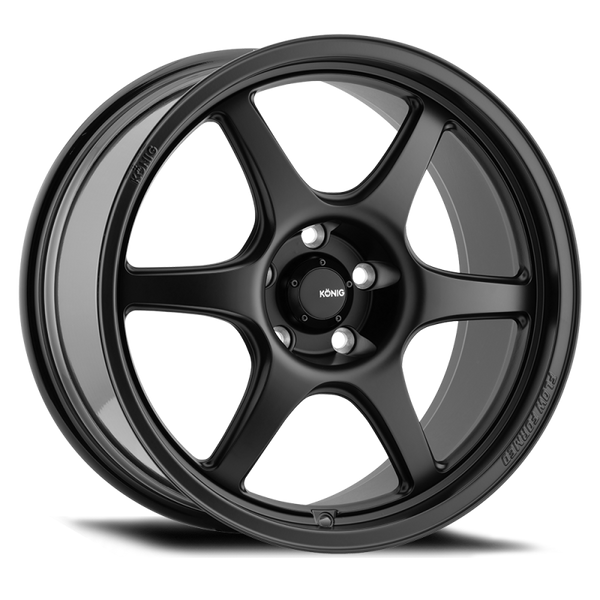 Konig Hexaform 15x7.5 4x100 ET35 Matte Black - HF75100355