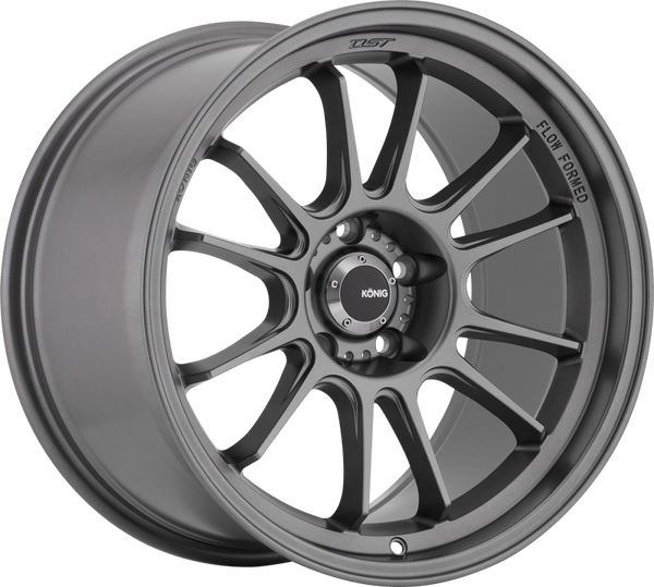 Konig Hypergram 18x11 5x120 ET25 Matte Grey Wheel - HG1852025G