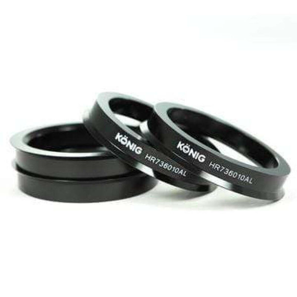 Konig Aluminum Hub Ring 73.1mm O.D. / 60.1mm I.D. (4pcs) - HR736010AL