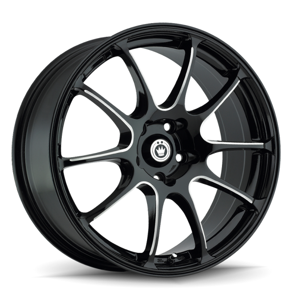 Konig Illusion 17x7 4x100 ET40 Black/Ball Cut Machine - IL77100405