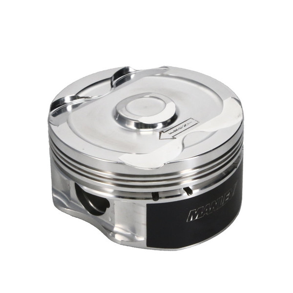 Manley 2018+ Ford Coyote 5.0L DOHC -6cc Dish 3.700in Bore 10:1 CR Platinum Extreme Duty Piston Set - 595738CE-8