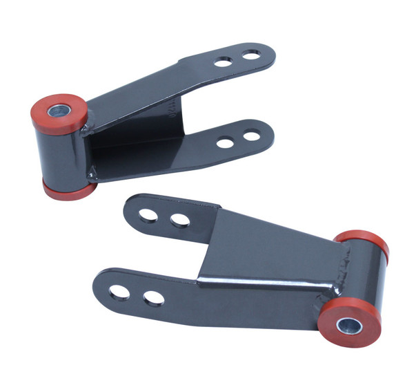 MaxTrac 73-87 Chevrolet C10 2WD 2in Rear Lowering Shackles - 411120