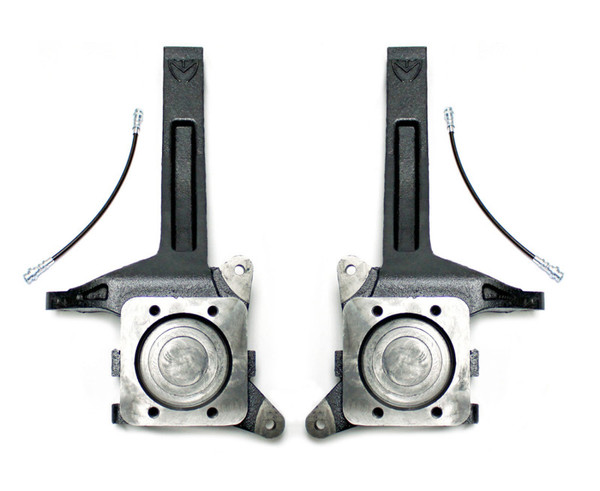 MaxTrac 07-18 Toyota Tundra 2WD 3.5in Front Lift Spindles w/Extended DOT Compliant Brake Lines - 706735