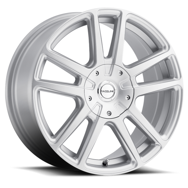 Raceline 145S Encore 15x7in / 5x110/5x115 BP / 40mm Offset / 72.62mm Bore - Gloss Silver Wheel - 145S-57086+40