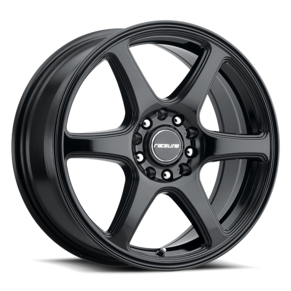 Raceline 146B Matrix 15x7in / 5x110/5x115 BP / 40mm Offset / 72.62mm Bore - Gloss Black Wheel - 146B-57086+40