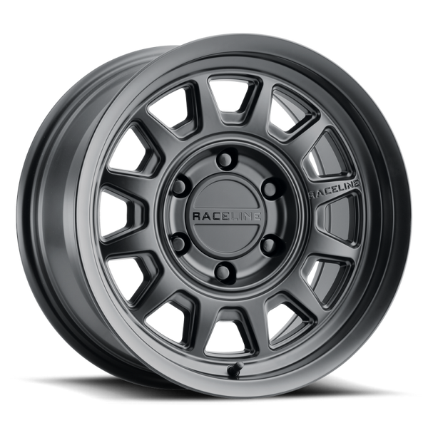 Raceline 952B Aero 17x8.5in / 6x135 BP / 0mm Offset / 87.1mm Bore - Satin Black Wheel - 952B-78565-00