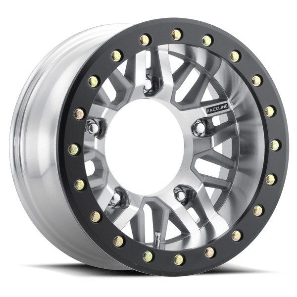 Raceline RT260M Ryno 17x6.5in / 5x205 BP / -19mm Offset / 160mm Bore - Machined Beadlock Wheel - RT291M-76520-19