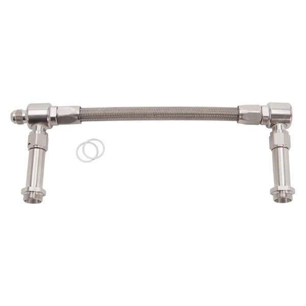 Russell Performance -8 AN to -8 AN ProFlex Holley 4500 Dual Inlet Carb Kit (Endura) - 641141