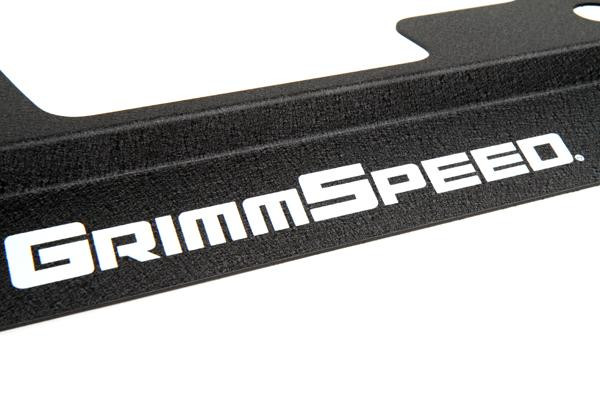 GrimmSpeed 02-07 Subaru Impreza/WRX / 04-07 STI Radiator Shroud w/Tool Tray - Black - 096005
