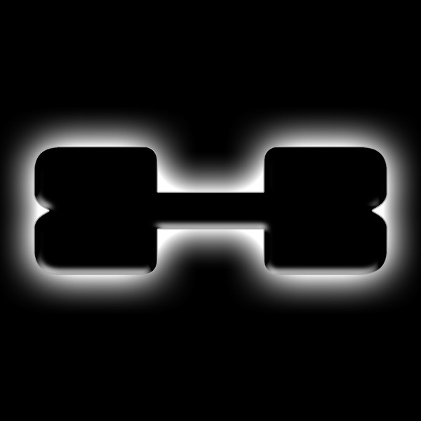 ORACLE Lighting Universal Illuminated LED Letter Badges - Matte Blk Surface Finish - X - 3141-X-001