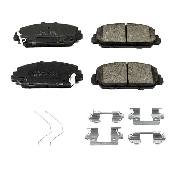Power Stop 16-19 Acura ILX Front Z17 Evolution Ceramic Brake Pads w/Hardware - 17-1697