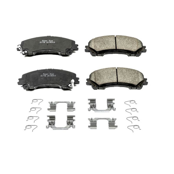 Power Stop 14-19 Infiniti Q50 Front Z17 Evolution Ceramic Brake Pads w/Hardware - 17-1736