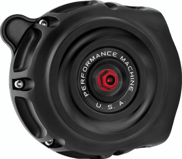 Performance Machine Vintage Air Cleaner - Black Ops - 0206-2132-SMB