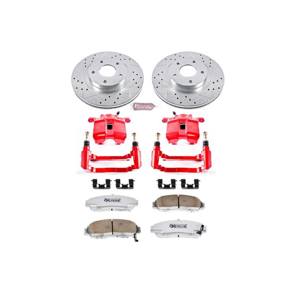 Power Stop 99-04 Acura RL Front Z26 Street Warrior Brake Kit w/Calipers - KC2309-26