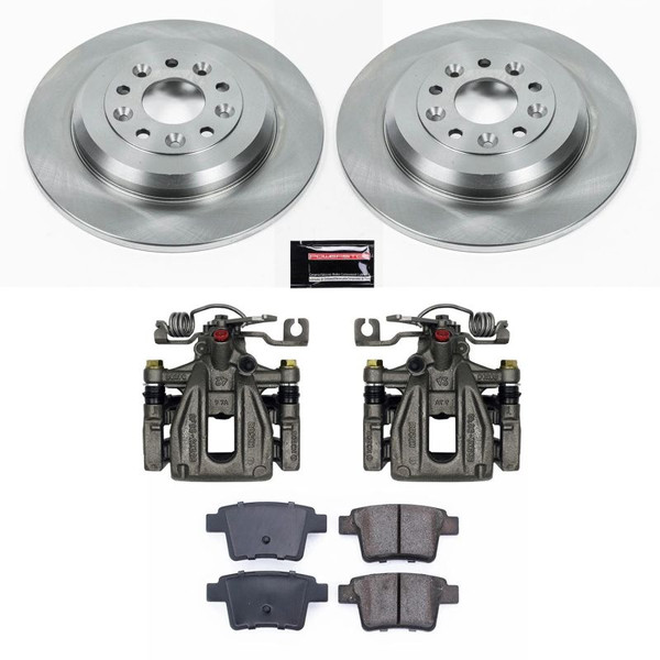 Power Stop 05-07 Ford Five Hundred Rear Autospecialty Brake Kit w/Calipers - KCOE4600