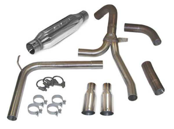 SLP 1998-2002 Chevrolet Camaro LS1 LoudMouth Cat-Back Exhaust System w/ 3.5in Slash Cut Tips - 31042A