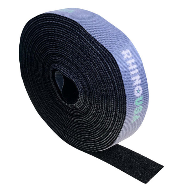 Rhino USA Hook And Loop Roll 1In X 25Ft - RNO-VELCRO-25