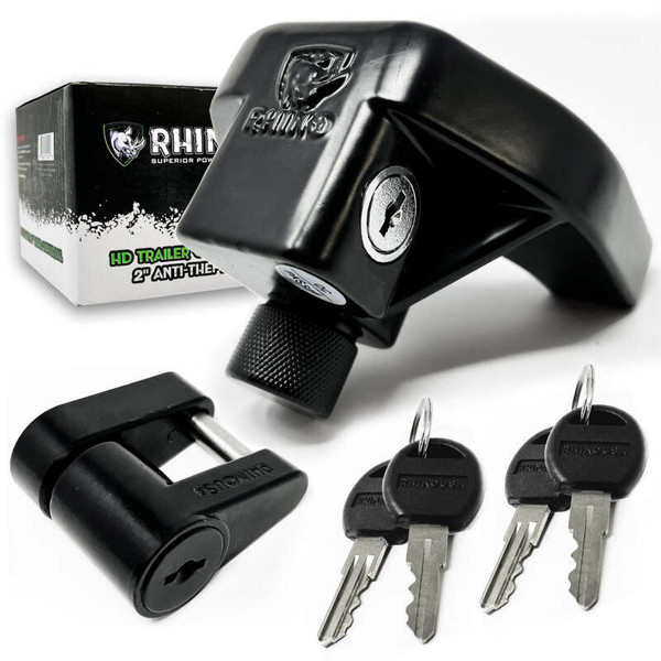 Rhino USA 2In Trailer Coupler Hd Lock Kit-2-Piece - TRL-LOCK-KIT