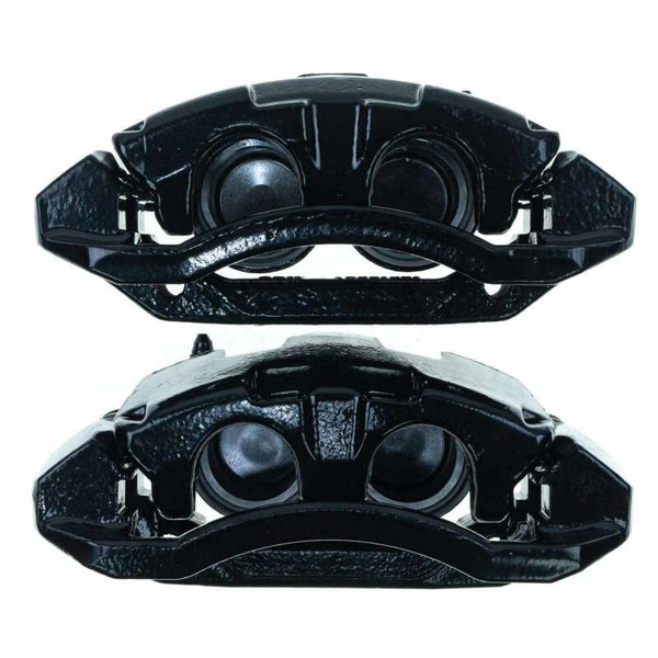 Power Stop 05-08 Dodge Dakota Front Black Caliper - Pair w/Bracket - S5008BLK
