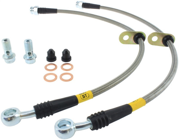 StopTech 04-08 Acura TSX / 03-07 Honda Accord Front SS Brake Lines - 950.40005