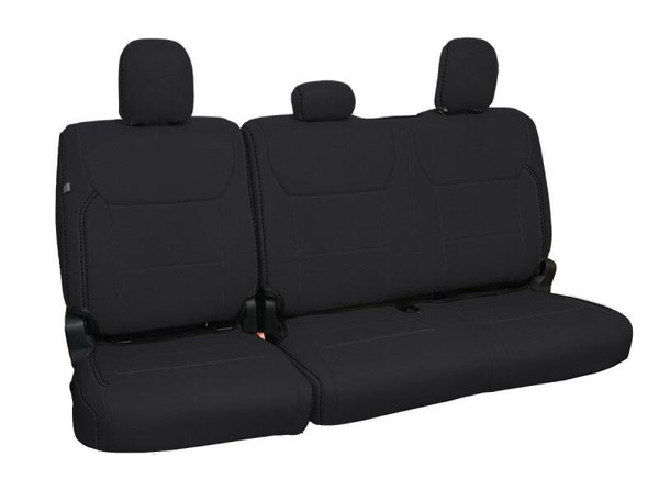 PRP 2021+ Ford 150/ 2023+ SuperDuty Rear Seat Covers (Pair) - Black - B096-02