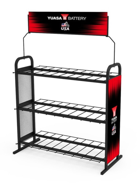 Yuasa Large Battery Rack (Holds 16-20 Batteries) - YUA1800RACK