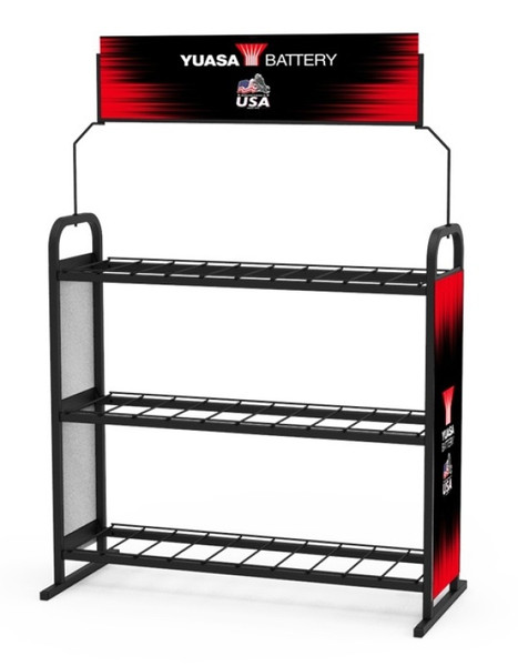 Yuasa Small Battery Rack (Holds 8-12 Batteries) - YUA900RACK