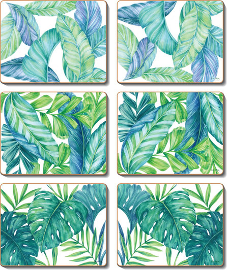 Tropical Leaves Coasters