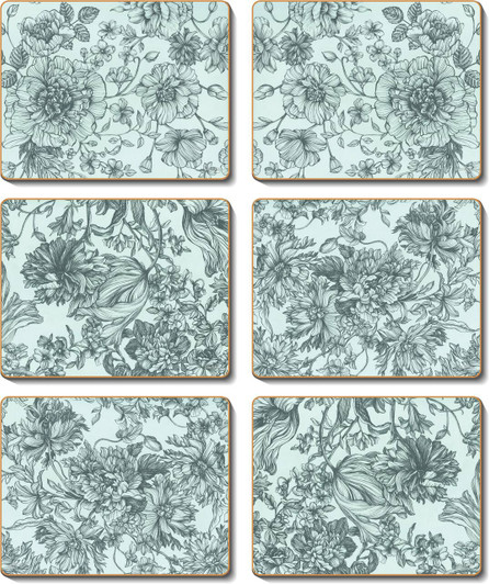 Floral Engraving Placemats