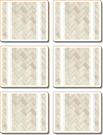 Rectangular Jason Embassy White Coasters