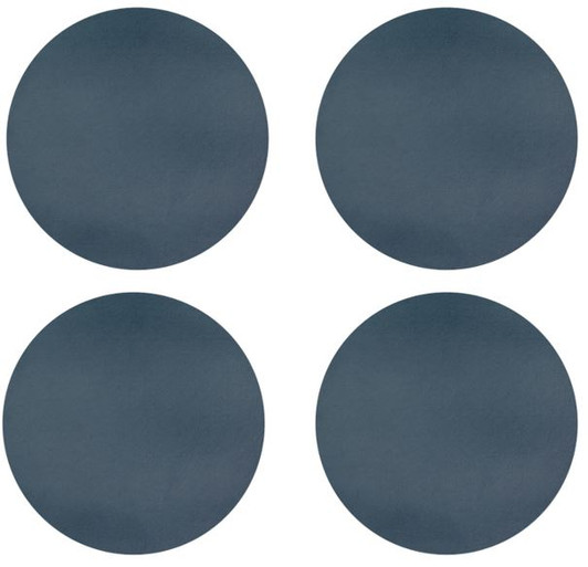 Round Blue Togo Coasters