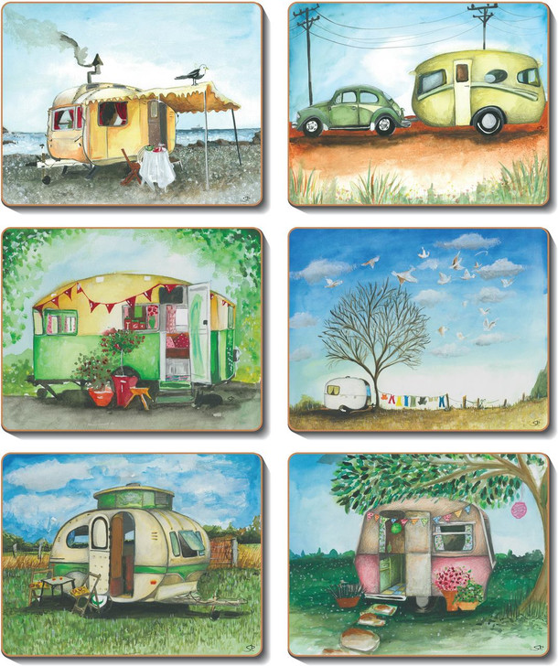 Vintage Caravan Coasters