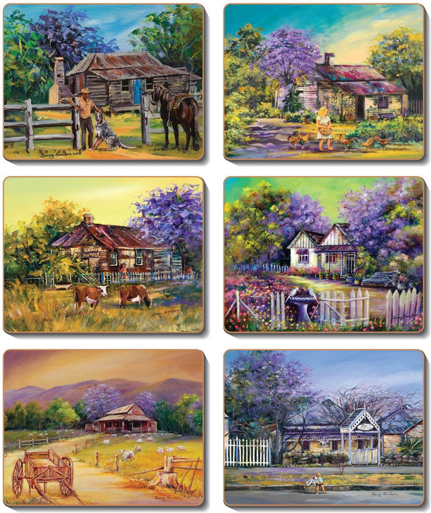 Jacaranda Coasters