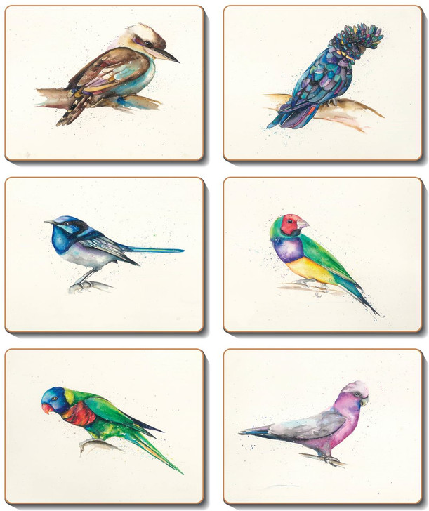 Away With The Birds Coasters