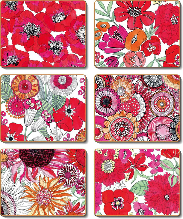 Sixties Floral Coasters